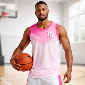 Camiseta de Baloncesto Personalizada, Bordada y Sublimada, de Secado Rápido, Transpirable, 100% Poliéster, para Clubes, Equipos y Ligas, OEM Pakistán - Product Image 2