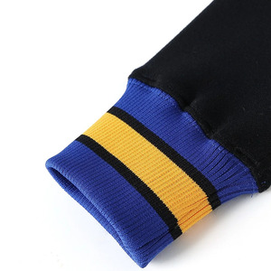 เสื้อสเวตเชิ้ต Sigma Gamma Rho Chenille ลายตัวอักษรกรีก สำหรับฤดูหนาว แบบยูนิเซ็กซ์ ผลิตจากโพลีเอสเตอร์/คอตตอน สีดำ ทอง น้ำเงิน ลายทาง มีกระเป๋า คอกลม สำหรับชมรมนักศึกษา - Product Image 5