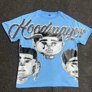 Camiseta de Hombre 100% Algodón, Corte Holgado, Estampada, 240 GSM, Algodón Premium Beige, Impresión Gráfica, Logotipo Personalizado - Product Image 6