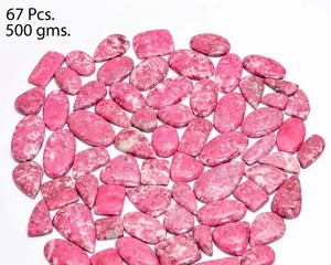 Lote de Cabujones de Tulita Rosa Natural, Gemas Sueltas Pulimentadas, Varias Formas, Piedras Semipreciosas para Joyería, Venta al Por Mayor - Product Image 2