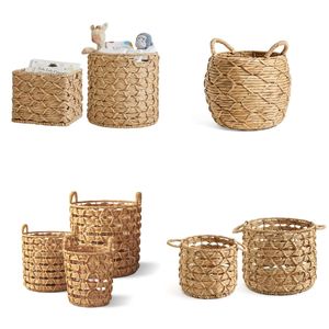 TWISTED ROPE <b>Toy</b> Organizer Home <b>Baskets</b> Water Hyacinth <b>Basket</b> Home Organization Products Home <b>Storage</b> - Product Image 1