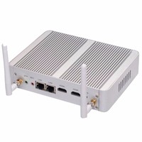 Mootek Intel Celeron N3150 Box PC 8GB Mémoire Dual-Band WiFi Système de refroidissement sans ventilateur M.2 Stockage Mini ordinateur industriel embarqué