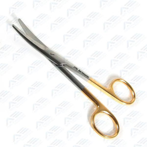 กรรไกรผ่าตัดโค้งสแตนเลสสตีลยี่ห้อ Medic Instruments ผลิตตามสั่งเคลือบสีต่างๆ คุณภาพพรีเมียม - Product Image 6
