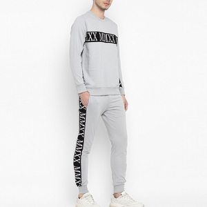 Survêtement Homme Personnalisé Taille XXL Confortable Respirant Imprimé Streetwear Gaufré Grande Taille Grammage Lourd - Product Image 2