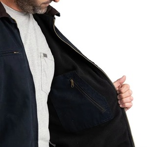 Custom Men's <b>Canvas</b> <b>Jacket</b> Heavyweight Cotton <b>Canvas</b> Workwear <b>Jacket</b> Vintage Utility Coat Outdoor Casual <b>Jacket</b> - Product Image 6