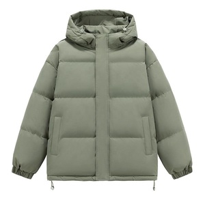 Nouvelle conception, veste d'hiver décontractée légère, imperméable, à capuche, rembourrée de duvet pour hommes, OEM, vente en gros personnalisée - Product Image 3