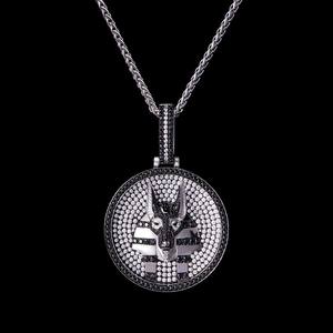 Nouveau design Pendentif ange hip-hop personnalisé en argent S925 serti de moissanite, bijoux raffinés pour rappeurs - Product Image 1