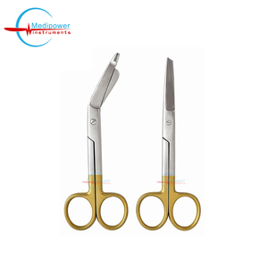 กรรไกรตัดผ้าพันแผลสแตนเลสปลายมนปลอดภัย ยี่ห้อเมดิพาวเวอร์ ขายส่งจากโรงงานโดยตรง อุปกรณ์การแพทย์ - Product Image 4