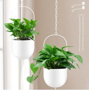 Pot suspendu en macramé de qualité supérieure, support pour plantes d'intérieur et d'extérieur, panier à fleurs décoratif pour la maison, le jardin et le balcon - Product Image 4