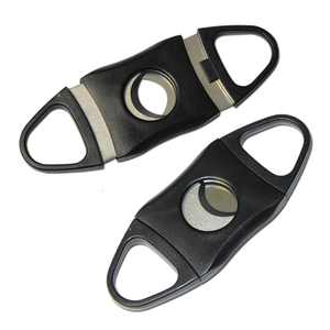 Hot Selling Good Quality Plastic Double Blades Double Grips Cigar <b>Cutter</b> - Product Image 5