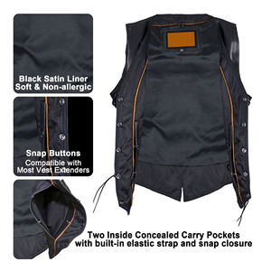 Chaleco de Cuero para Mujer de Alta Calidad, Venta Caliente, Nuevo Modelo 2026, Chaleco de Cuero Genuino para Motocicleta, para Uso Casual al Aire Libre - Product Image 5