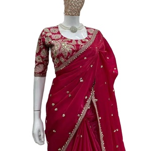 El más hermoso lehenga nupcial indio, sari de seda viscosa, blusa estampada, talla personalizada, ropa de fiesta, ropa para festivales, Pakistán - Product Image 1