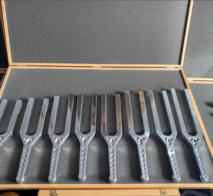 Handmade Giant Tuning Fork Set 528Hz & 432Hz, Sound Healing <b>Tool</b> Set of 2.. - Product Image 5