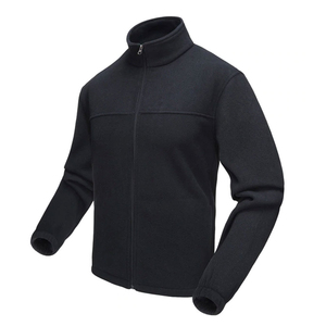 Chaqueta de Forro Polar para Hombre, Cálida, Cortavientos, Transpirable, de Secado Rápido, con Cierre Completo, Cuello Alto y Múltiples Bolsillos con Cremallera - Product Image 1