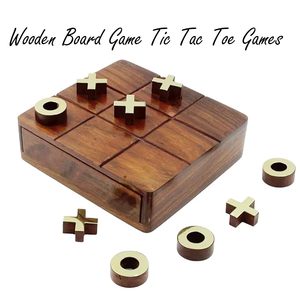Jeu d'échecs et de dames en bois CH avec pièces métalliques, rangement en tiroir, design imitation antique écologique - Product Image 3