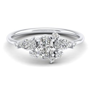 Anillo REYES, el más vendido, de oro sólido de 14K con diamantes cultivados en laboratorio CVD HPHT, con múltiples piedras, hecho a mano, regalo de boda, joyería fina para mujer. - Product Image 5