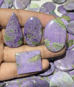 Piedra Cabujón de Stichtita Natural de Alta Calidad, Gema Suelta para Meditación, Sanación y Fabricación de Joyas, Suministros al por Mayor - Product Image 6