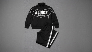 Ensemble de survêtement coupe-vent léger, veste zippée intégrale et pantalon à taille élastique, sport et décontracté, qualité supérieure - Product Image 4