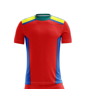 Men's Green Soccer Jersey Set Short Sleeve Crew Neck Moisture Wicking Breathable Quick Dry <b>Athletic</b> Fit Summer Sport Apparel - Product Image 6