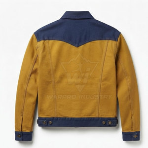 Stylish Jeans Winter <b>Jacket</b> For <b>Men</b> And Women Featuring Durable Fabric Comfortable Fit And Everyday Wear Design - Product Image 2