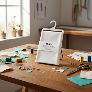 Tela bianca semplice Ilan 100x150 cm per artigianato e cucito - Product Image 2