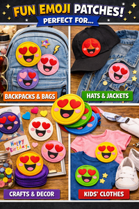 แผ่นปักลายหัวใจน่ารักแบบรีดติดเสื้อผ้า กระเป๋าเป้สะพายหลัง สำหรับตกแต่ง - Product Image 5