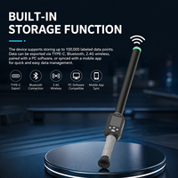 Lector RFID Portátil de Material ABS con USB, Larga Distancia de Lectura, 134.2kHz HDX FDX-B, para Escanear Etiquetas de Oreja de Ganado, Ovejas y Otros Animales