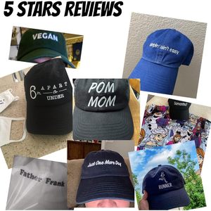 หมวกเบสบอลผ้าฝ้ายแบบกำหนดเองพร้อมชื่อย่อส่วนตัว ตัวเลือกหลากหลาย - Product Image 5