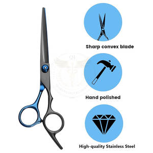 Juego de Tijeras de Peluquería de Acero Inoxidable de Calidad Profesional, Kit de Tijeras Ligeras para Cortar y Entresacar Cabello, Herramientas Profesionales para Peinar - Product Image 5