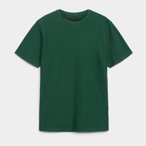 Men's High Quality Custom Heavy Weight Unisex Boxy Fit <b>Thick</b> Plain Cotton <b>t</b> <b>Shirt</b> Cotton Textured Short-Sleeve <b>Shirt</b> - Product Image 3