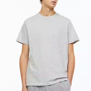 Camisetas de Hombre de Alta Calidad 100% Algodón, con Logotipo Personalizado, Cuello Redondo, Corte Normal, Ajuste Slim, Opciones de Tallas Grandes, Diseño Liso - Product Image 4