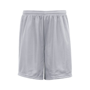 Shorts Bermuda en maille polyester rouge pour homme, taille mi-haute, fermeture élastique, vêtements de sport décontractés - Product Image 5