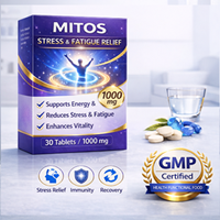 Mitos Flex Adulte : Complément Naturel pour le Soulagement du Stress et de la Fatigue, Soutien Énergétique, Magnésium, L-Théanine et Ashwagandha, Comprimés 1000mg