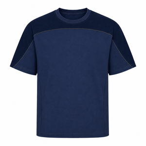 Camiseta de Algodón de Primera Calidad con Cuello Redondo para Hombre, Venta al por Mayor - Product Image 1