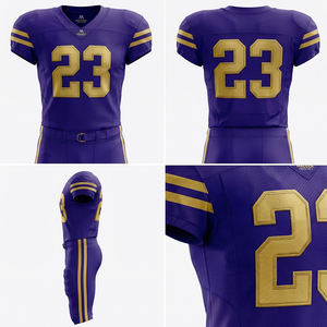 Nueva Llegada: Jersey de Fútbol Americano Sublimado, Gráficos Personalizados del Equipo, Secado Rápido, Transpirable, Uniformes de Fútbol Americano - Product Image 6