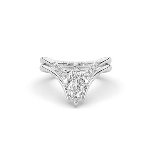 Bague de Fiançailles Légère en Or 14K avec Diamant de Laboratoire 1,08 Carat Taille Marquise Style Unique pour Femme - Vente en Gros Direct Usine - Product Image 2