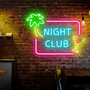 Tropical Resort Night Club Neon Signs