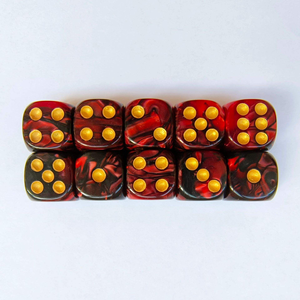 Venta Directa de Fábrica: Dados de Resina Acrílica de Tamaño Estándar para Casino, con Puntos Multicolor, Duraderos para Juegos de Mesa (Paquete de) - Product Image 2