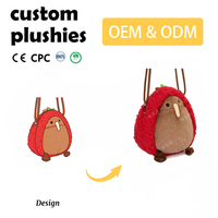 Sac à dos en peluche personnalisé, chat doux et mignon, animal en peluche, sac d'école pour enfants, cadeau, conception personnalisée OEM, design lavable en microfibre