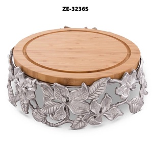 Premium Handmade Aluminium Eco-Friendly Hammered Antique Look Tier Cake Stand Global Party Trend <b>Resin</b> <b>Epoxy</b> Mold Zahid Exports - Product Image 4
