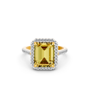 14K 9K 10K 18K Solid Gold 6Ct Lab Grown Yellow Diamond <b>Custom</b> <b>Ring</b> Certified Jewelry MOQ 3pc 10pc RJC OEM ODM E201280 - Product Image 2