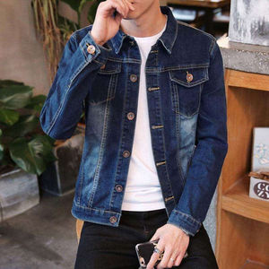 Professional Designer Men's Casual <b>Denim</b> Motorcycle <b>Jacket</b> Eco-Friendly Waterproof Breathable Winter Best Quality - Product Image 3