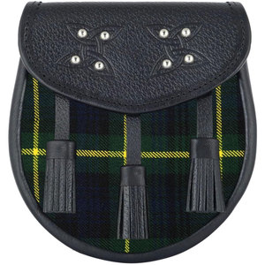 Ventoria Enterprises Modèle 2026 Nouvelle Arrivée Ceinture Sporran en Cuir de Qualité Supérieure pour Kilt Traditionnel Écossais Gordon Tartan - Product Image 1
