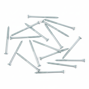 Double Ended Metric/Inch Wood <b>Screws</b> M6-M12 Diameter Slotted Head Partial Thread Class 4.8 6.8 Zinc Plated Carbon Steel DIN PDC - Product Image 1