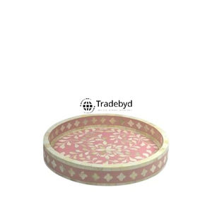 Posavasos Artesanal con Incrustaciones de Hueso, Elegante Adorno Decorativo para Mesa de Tradebyd - Product Image 4