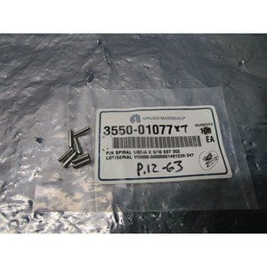 7 AMAT 3550-01077 หมุดเกลียว 1/8DIA X 9/16 SST - อุปกรณ์และชิ้นส่วนเซมิคอนดักเตอร์ระดับโลกที่เชื่อถือได้ - Product Image 1