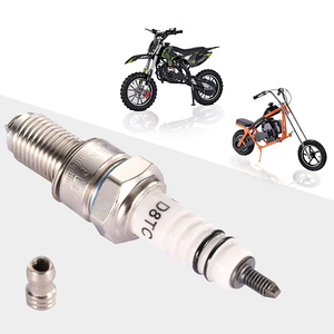 Bujías de Platino para Motocicleta, <span class=keywords><strong>ATV</strong></span>, Scooter, D8TC, Bujía de 3 Electrodos para CG <span class=keywords><strong>125cc</strong></span> 150cc 200cc 250cc - Product Image 6
