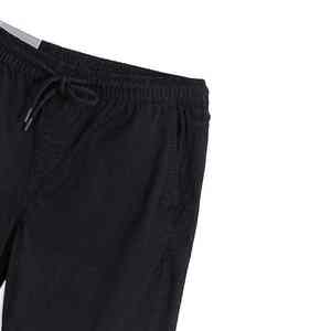 Pantalones Cortos para Hombre, Color Negro, Estilo Urbano, Lona Transpirable, Cintura Media, Casuales, de Secado Rápido, con Cordón Ajustable - Product Image 5