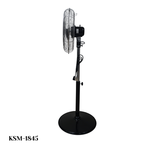 Ventilateur sur pied industriel en métal avec oscillation à 3 vitesses, flux d'air puissant, moteur AC, classe d'efficacité énergétique A++, GAPIDF000 - Product Image 1