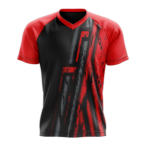 Camiseta de Manga Corta con Cuello en V para Hombre, Corte Regular, Logotipo Frontal, 100% Algodón Orgánico, Transpirable, de Secado Rápido, Diseño Casual Ecológico - Product Image 1